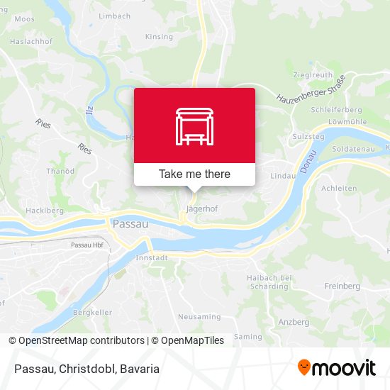 Passau, Christdobl map