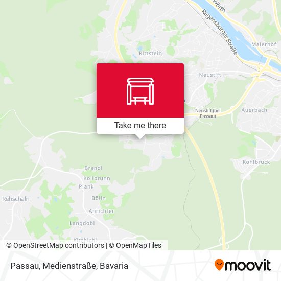 Passau, Medienstraße map