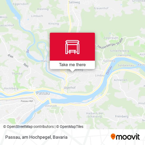 Passau, am Hochpegel map