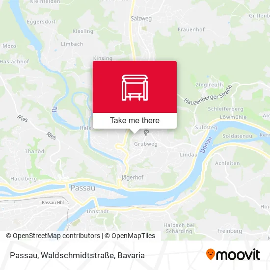 Карта Passau, Waldschmidtstraße