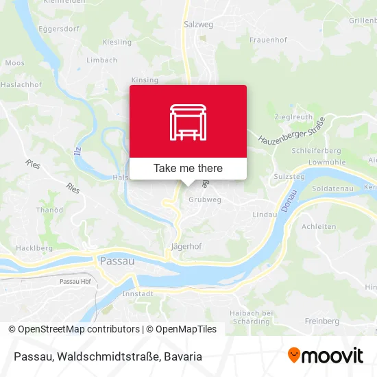 Карта Passau, Waldschmidtstraße