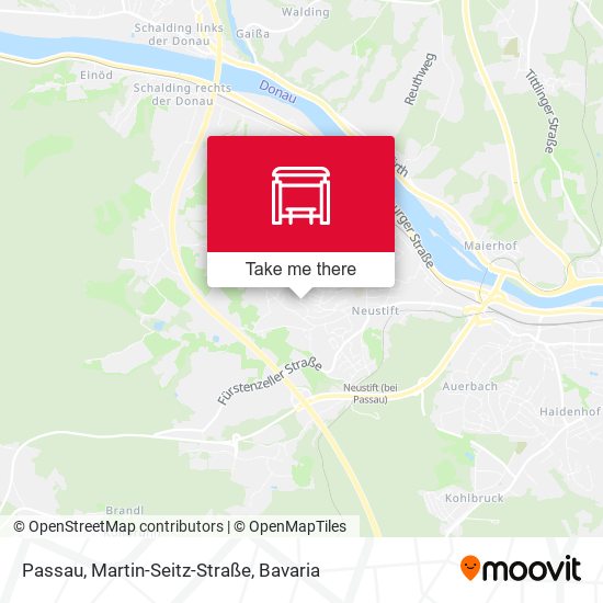 Passau, Martin-Seitz-Straße map