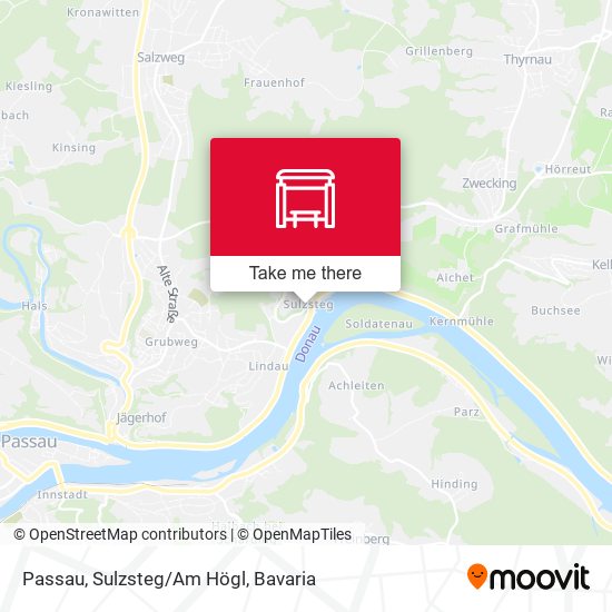 Passau, Sulzsteg/Am Högl map