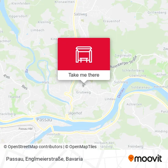 Карта Passau, Englmeierstraße