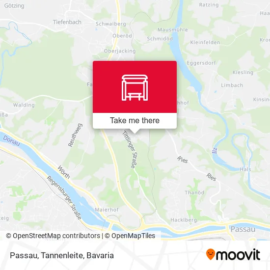 Карта Passau, Tannenleite