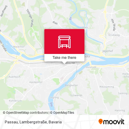 Карта Passau, Lambergstraße