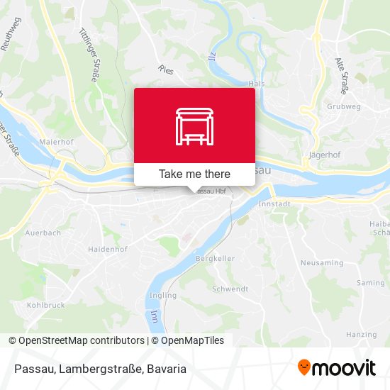 Passau, Lambergstraße map