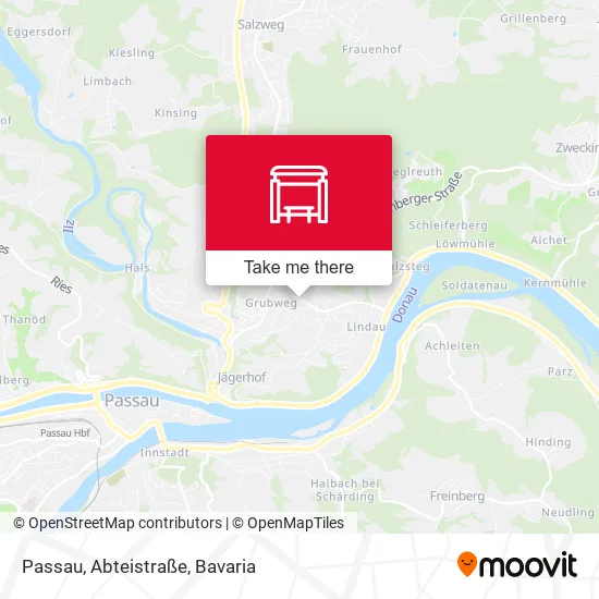 Карта Passau, Abteistraße