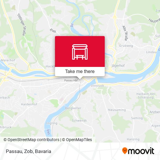 Passau, Zob map