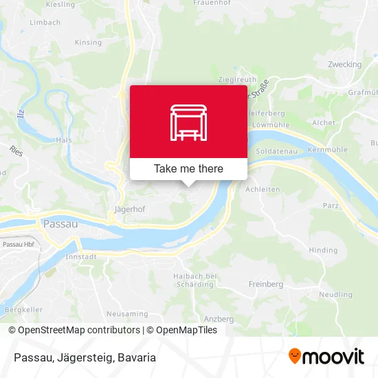 Карта Passau, Jägersteig