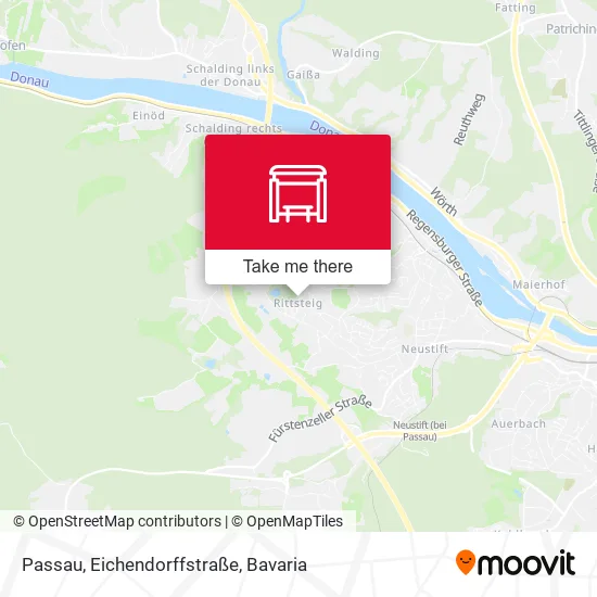 Карта Passau, Eichendorffstraße