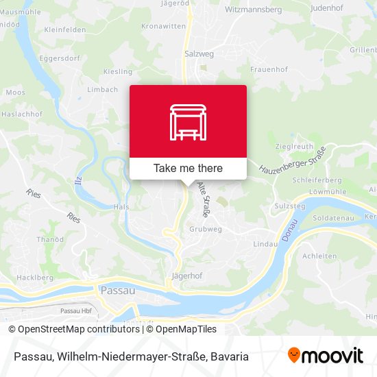 Passau, Wilhelm-Niedermayer-Straße map