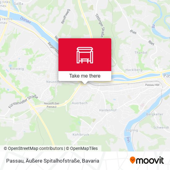 Passau, Äußere Spitalhofstraße map