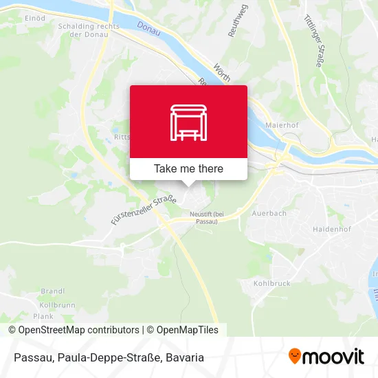 Карта Passau, Paula-Deppe-Straße