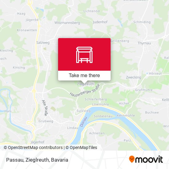 Passau, Zieglreuth map