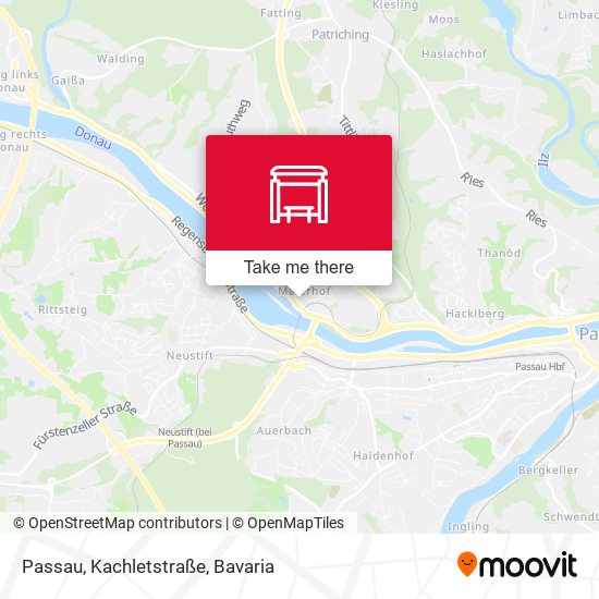 Passau, Kachletstraße map