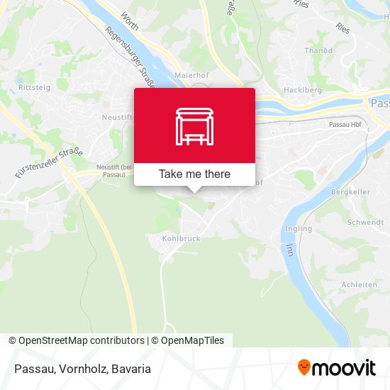 Passau, Vornholz map