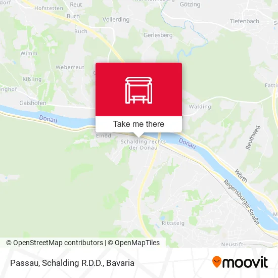 Карта Passau, Schalding R.D.D.