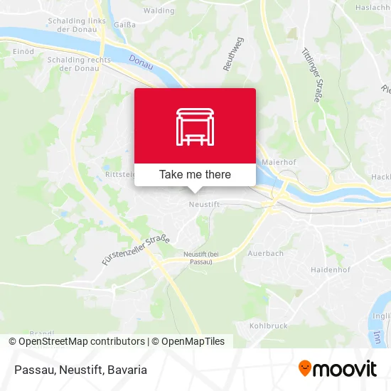 Карта Passau, Neustift
