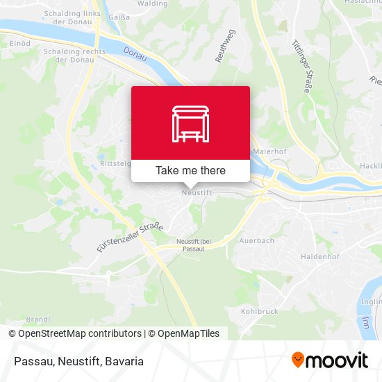 Passau, Neustift map