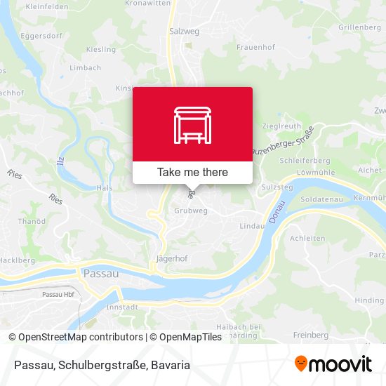 Passau, Schulbergstraße map