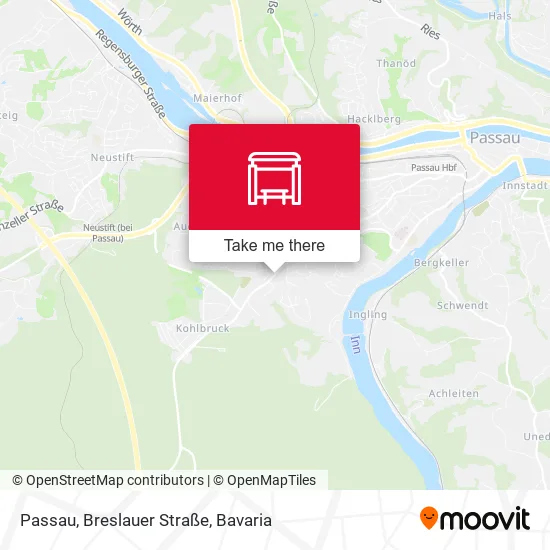 Карта Passau, Breslauer Straße