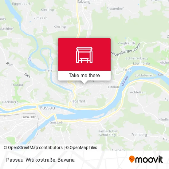 Карта Passau, Witikostraße