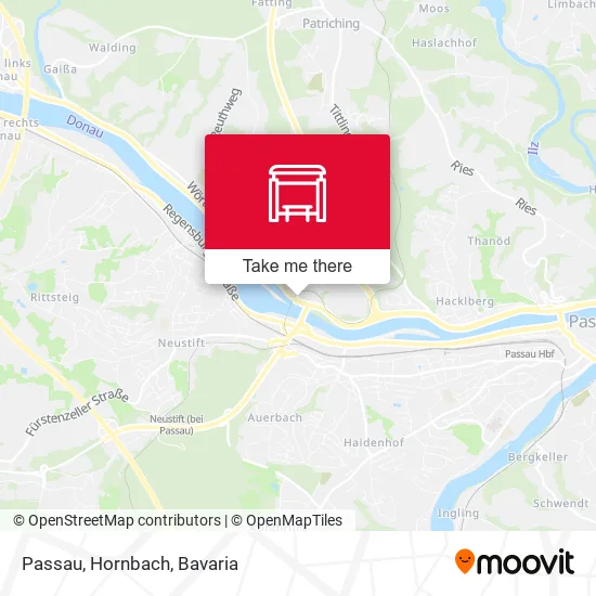 Карта Passau, Hornbach