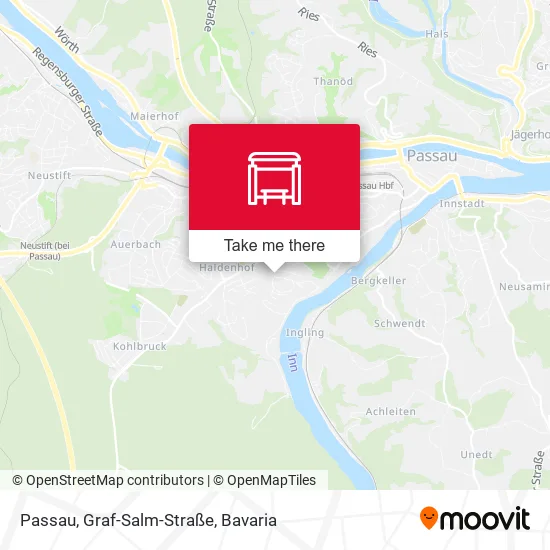 Карта Passau, Graf-Salm-Straße