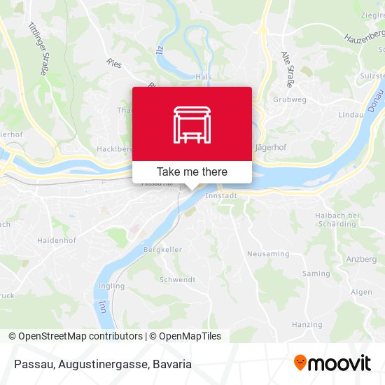 Passau, Augustinergasse map