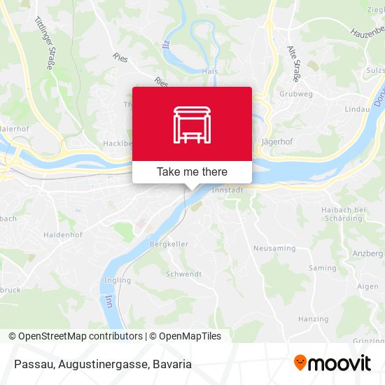 Passau, Augustinergasse map