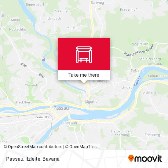 Карта Passau, Ilzleite
