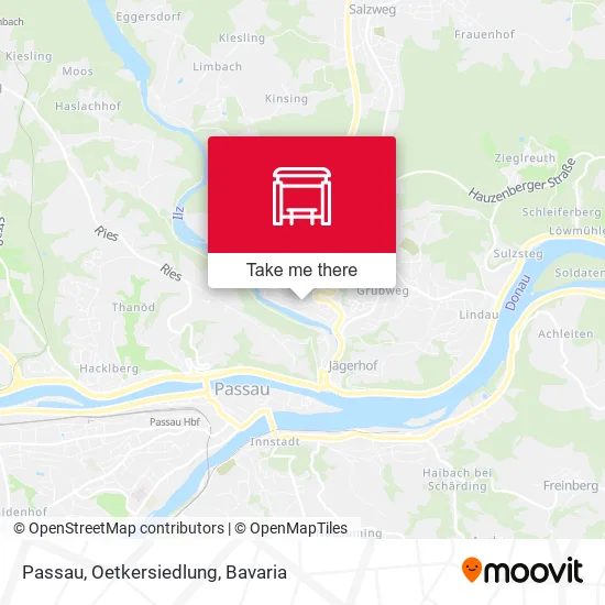 Карта Passau, Oetkersiedlung