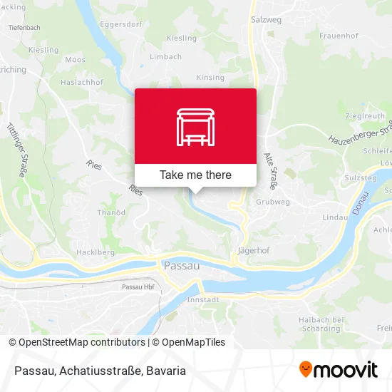 Карта Passau, Achatiusstraße