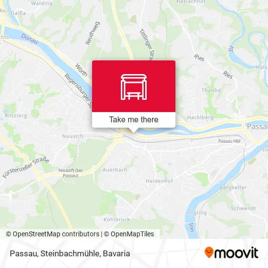 Карта Passau, Steinbachmühle