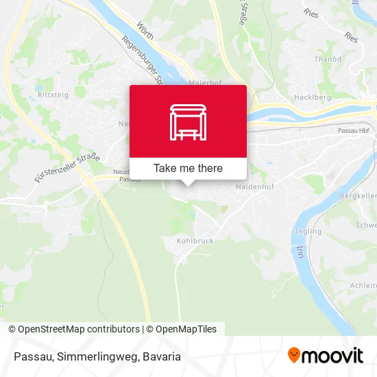 Карта Passau, Simmerlingweg
