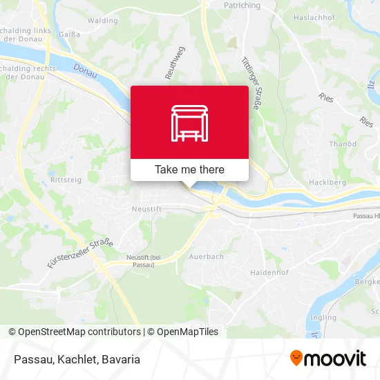 Карта Passau, Kachlet