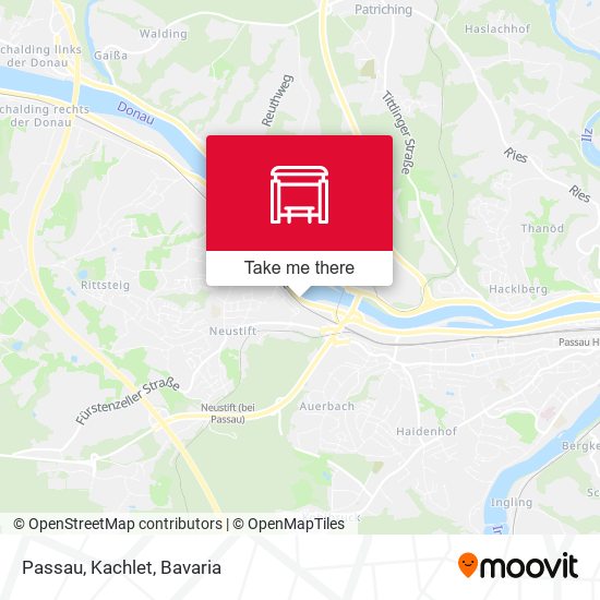 Passau, Kachlet map