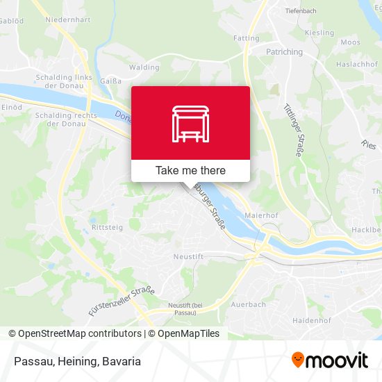 Passau, Heining map