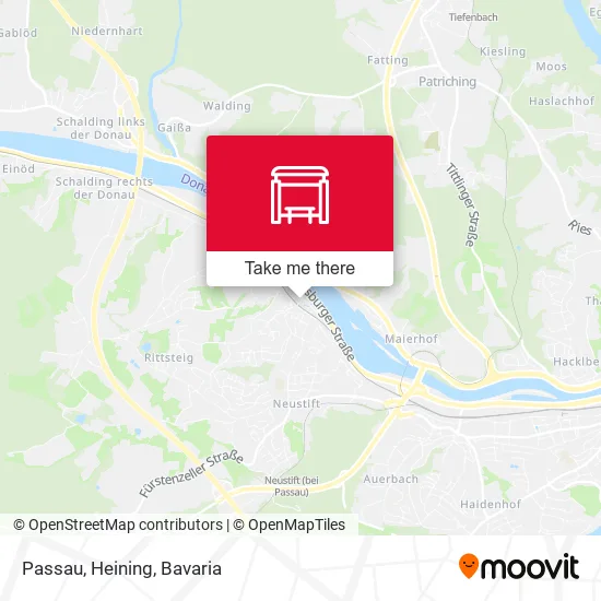 Карта Passau, Heining