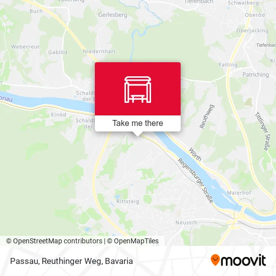 Карта Passau, Reuthinger Weg