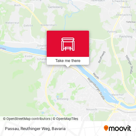 Карта Passau, Reuthinger Weg