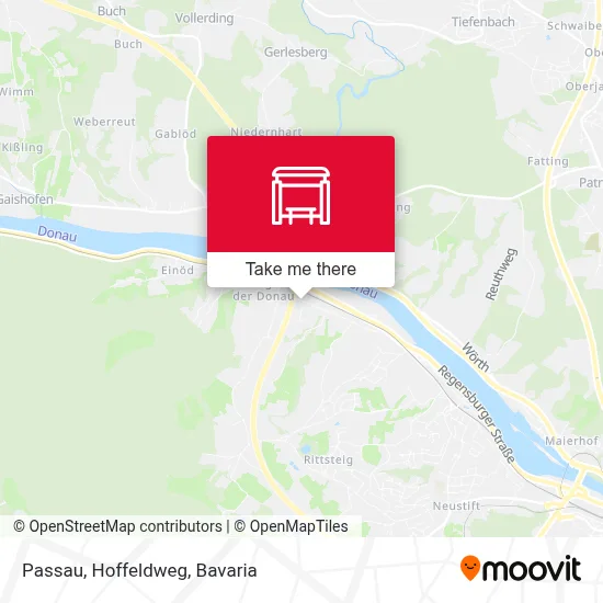 Passau, Hoffeldweg map