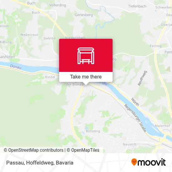 Passau, Hoffeldweg map
