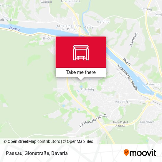 Passau, Gionstraße map