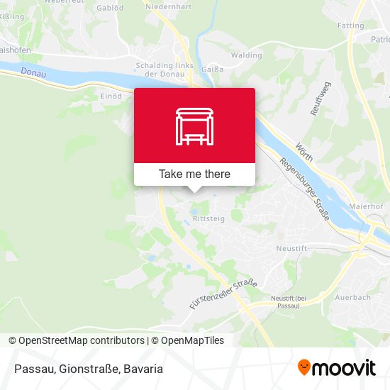 Passau, Gionstraße map