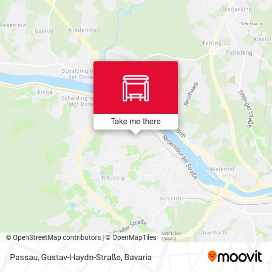 Карта Passau, Gustav-Haydn-Straße