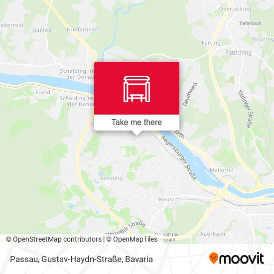 Карта Passau, Gustav-Haydn-Straße