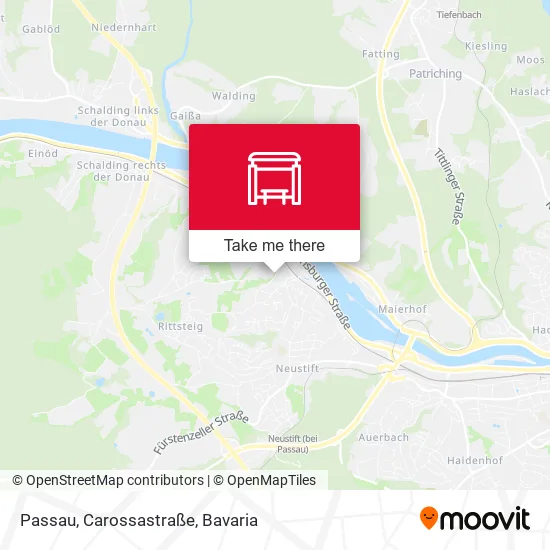Карта Passau, Carossastraße