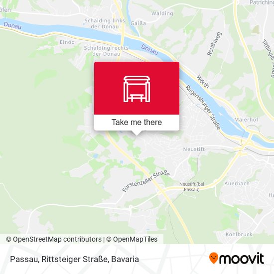 Passau, Rittsteiger Straße map